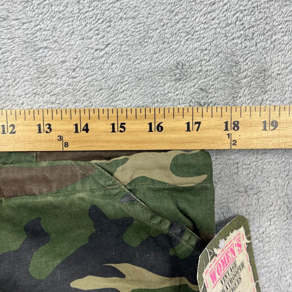 Rothco Vintage Paratrooper Fatigue Cargo Pants Womens Medium Green Woodland Camo - Picture 11 of 15